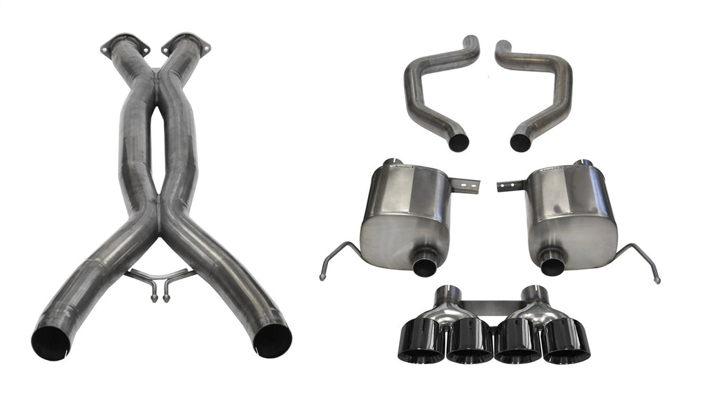 Corsa Performance 14768CBBLK Sport Cat-Back Exhaust System Fits 15-19 Corvette