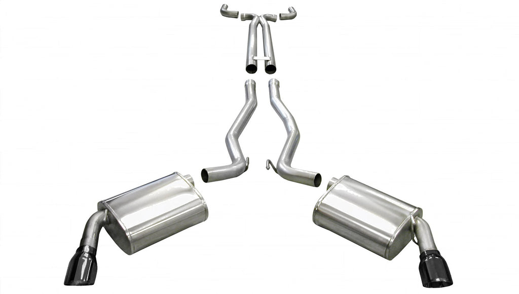 Corsa Performance 14951BLK Sport Cat-Back Exhaust System Fits 10-15 Camaro
