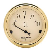 Load image into Gallery viewer, AutoMeter 1528 Golden Oldies Oil Pressure Gauge