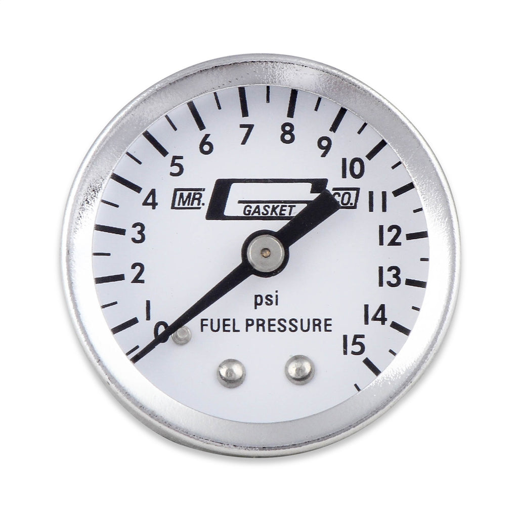 Mr Gasket 1560 Fuel Block With Fuel Pressure Gauge