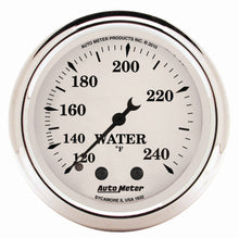 Load image into Gallery viewer, AutoMeter 1632 Old Tyme White Mechanical Water Temperature Gauge