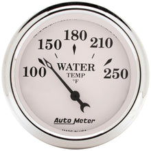 Load image into Gallery viewer, AutoMeter 1638 Old Tyme White Electric Water Temperature Gauge