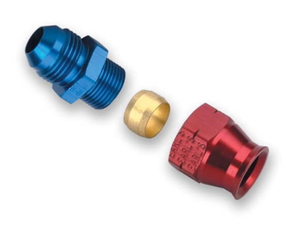 Earls Plumbing 165010ERL Aluminum AN to Tubing Adapter