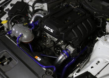 Load image into Gallery viewer, HPS 17-102P Polish Intercooler Charge Pipe Hot and Cold Side w Blue Hoses