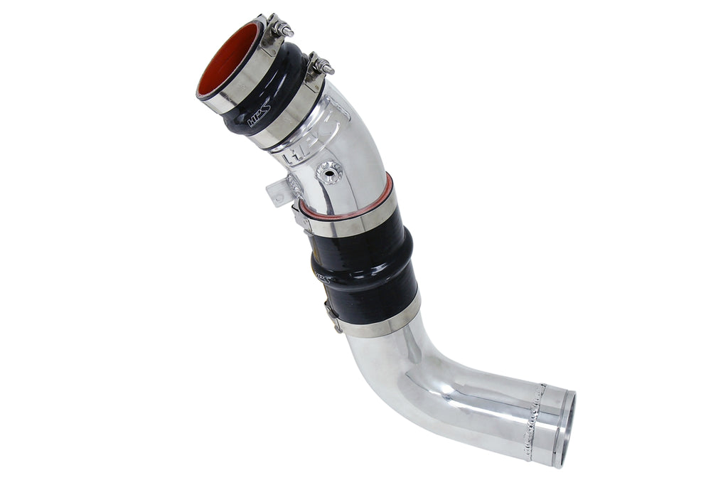 HPS 17-120P Polish Intercooler Charge Pipe w Silicone Boots Cold Side