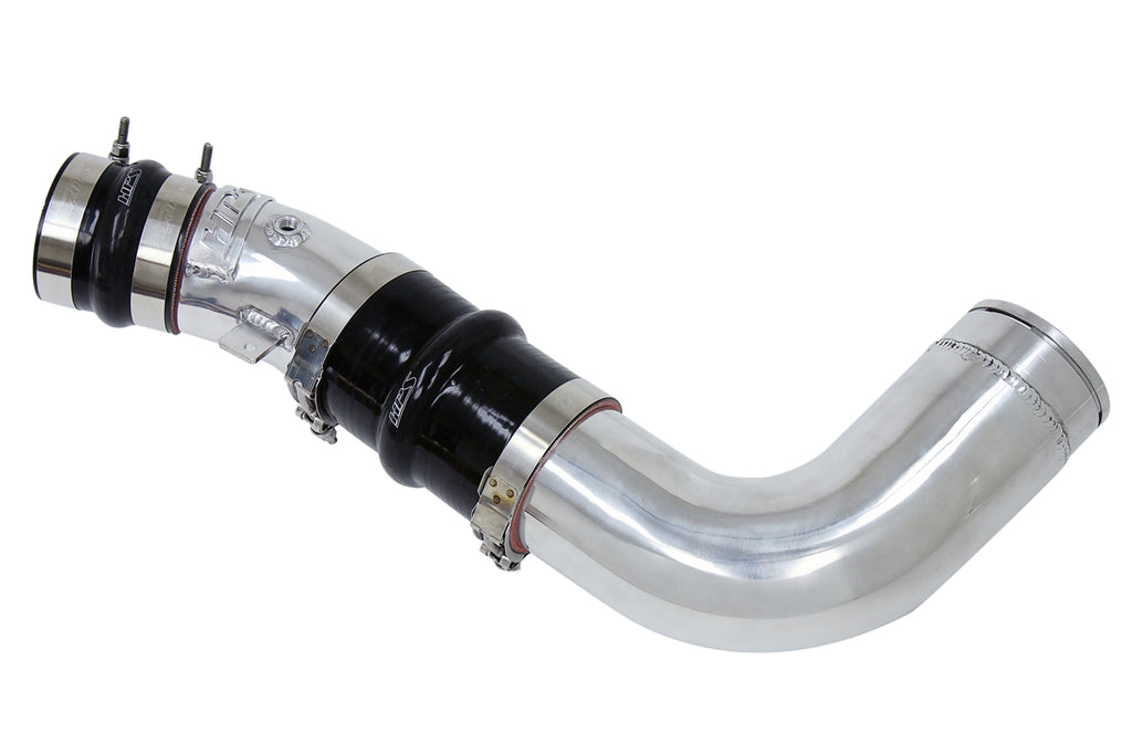 HPS 17-120P Polish Intercooler Charge Pipe w Silicone Boots Cold Side