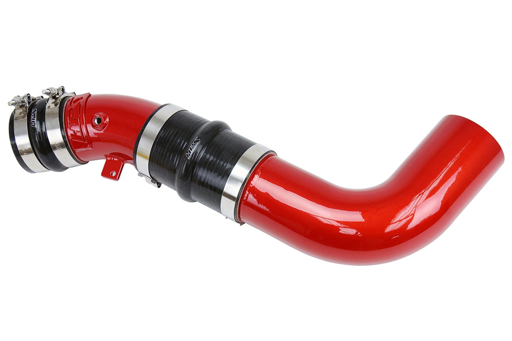 HPS 17-120R Red Intercooler Charge Pipe w Silicone Boots Cold Side
