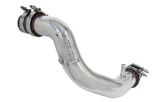Load image into Gallery viewer, HPS 17-122P Polish Intercooler Charge Pipe w Silicone Boots Hot Side