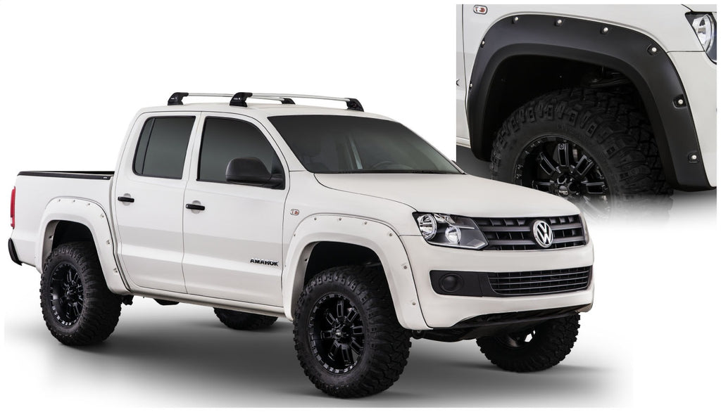 Bushwacker 171001-02 Pocket Style Fender Flares Fits 11-22 Amarok Pickup Amarok