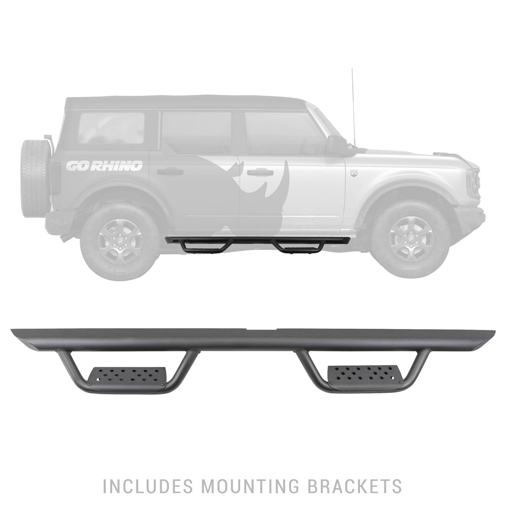 Go Rhino D224129T Nerf/Step Bar