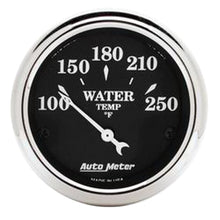 Load image into Gallery viewer, AutoMeter 1737 Old Tyme Black Water Temperature Gauge