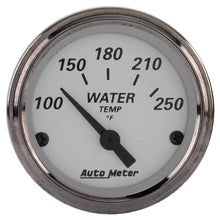 Load image into Gallery viewer, AutoMeter 1938 American Platinum Electric Water Temperature Gauge