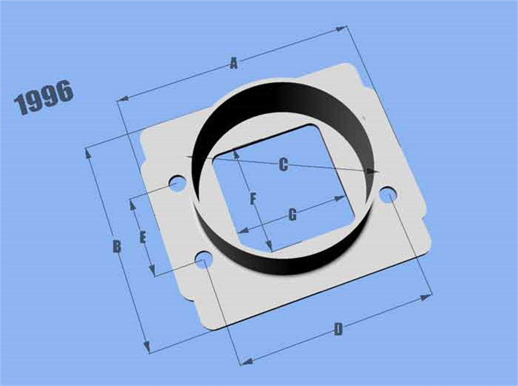 Vibrant Performance 1996 Mass Air Flow Sensor Adapter Plate
