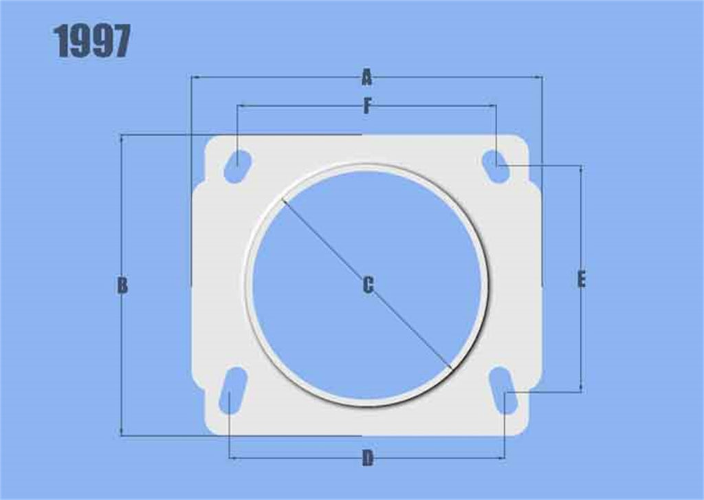 Vibrant Performance 1997 Mass Air Flow Sensor Adapter Plate