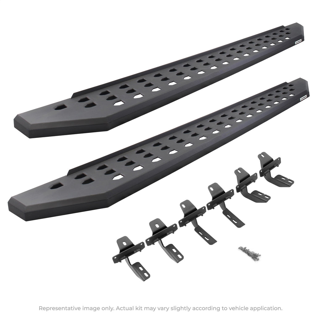 Go Rhino 69492648PC RB20 Running Boards w/Mounting Brackets Fits Wrangler (JK)