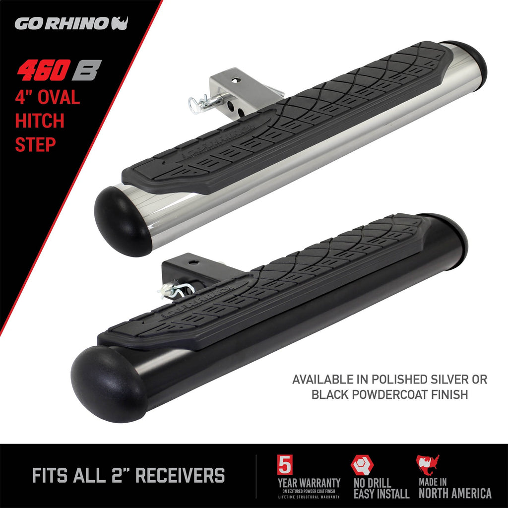 Go Rhino 460B 4 in. Oval Hitch Step