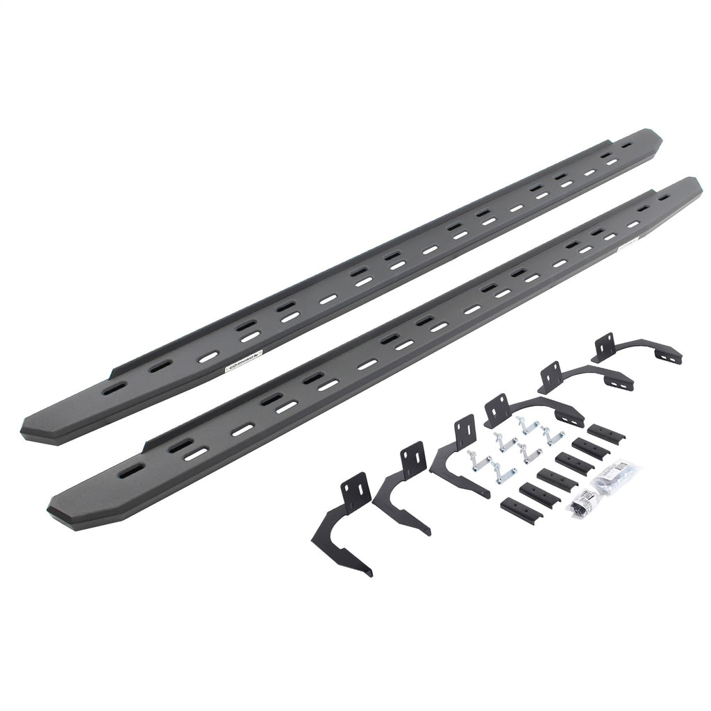 Go Rhino 69610687SPC RB30 Slim Line Running Boards w/Mounting Brackets Kit
