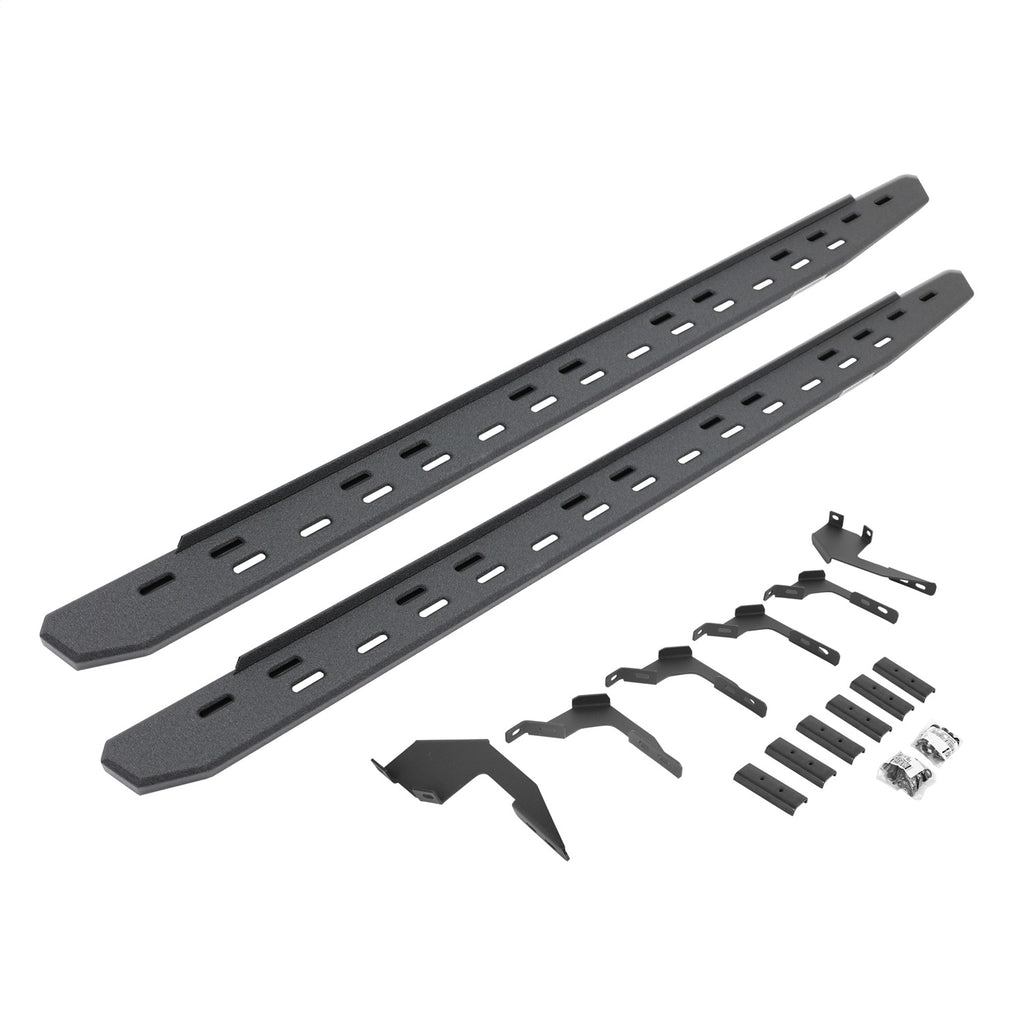 Go Rhino 69636880ST RB30 Slim Line Running Boards w/Mounting Brackets Kit