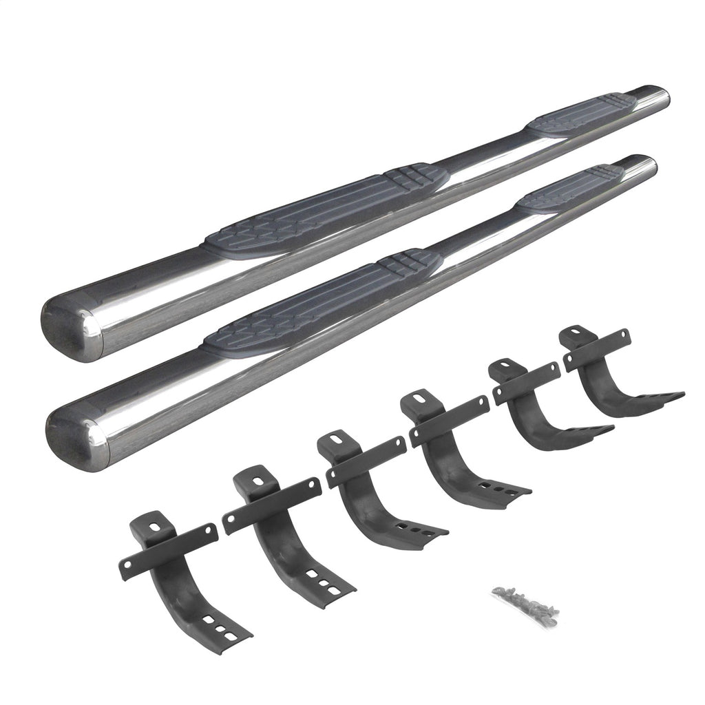 Go Rhino 104412973PS 4 in. 1000 Series Side Steps w/Mounting Brackets Kit
