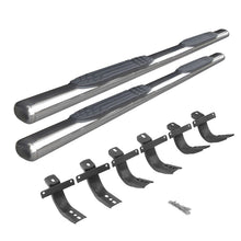 Load image into Gallery viewer, Go Rhino 104412973PS 4 in. 1000 Series Side Steps w/Mounting Brackets Kit