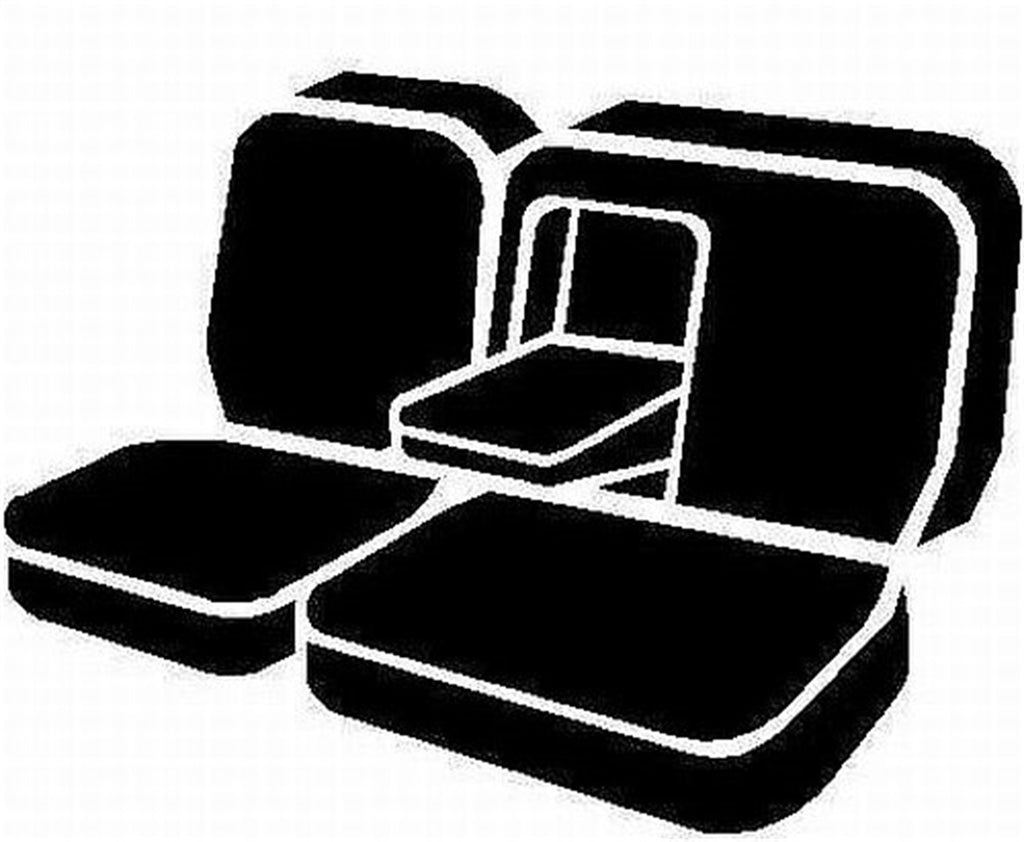Fia SL62-32 GRAY LeatherLite Custom Seat Cover Fits 01-03 F-150