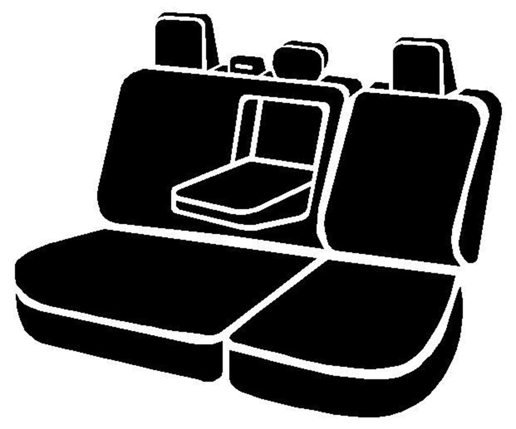 Fia SL62-44 BLK/BLK LeatherLite Custom Seat Cover