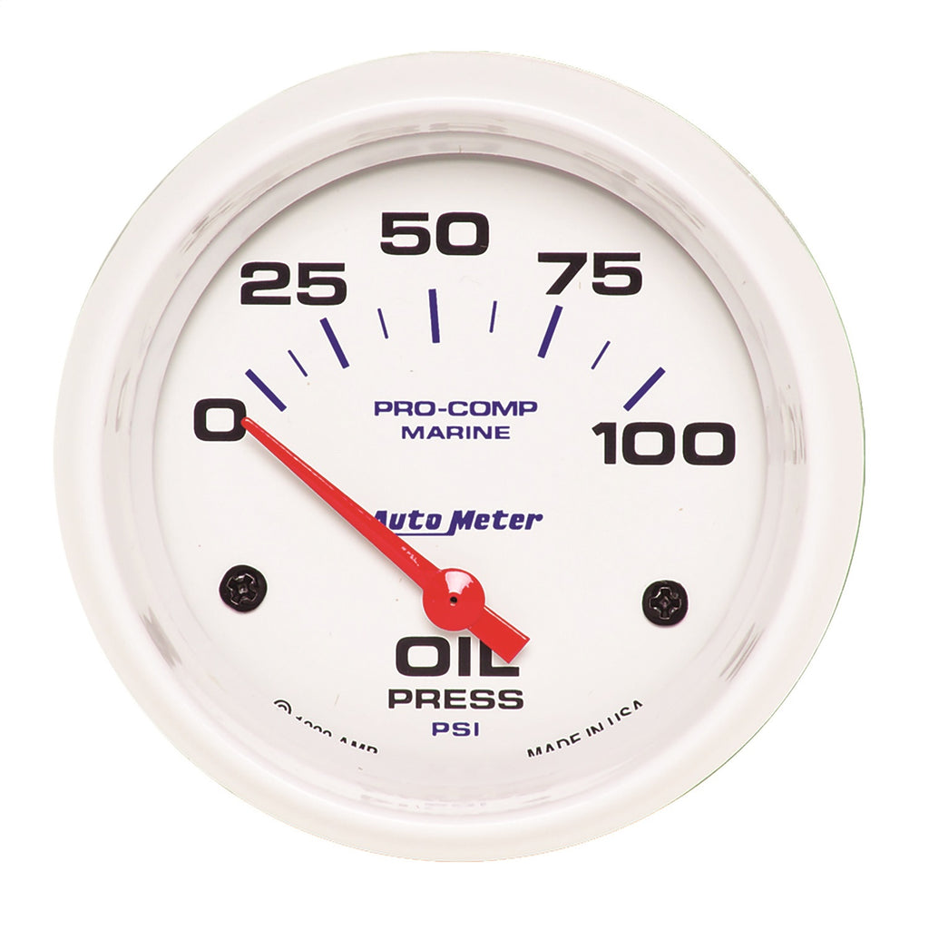 AutoMeter 200759 Marine Electric Oil Pressure Gauge