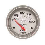 AutoMeter 200759-33 Marine Electric Oil Pressure Gauge