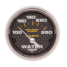 Load image into Gallery viewer, AutoMeter 200762-40 Marine Electric Water Temperature Gauge