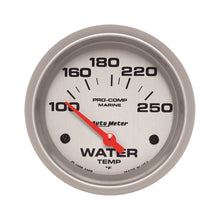 Load image into Gallery viewer, AutoMeter 200763-33 Marine Electric Water Temperature Gauge