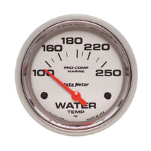 Load image into Gallery viewer, AutoMeter 200763-35 Marine Electric Water Temperature Gauge