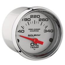 Load image into Gallery viewer, AutoMeter 200764-35 Marine Electric Oil Temperature Gauge