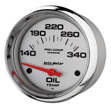 Load image into Gallery viewer, AutoMeter 200765-35 Marine Electric Oil Temperature Gauge