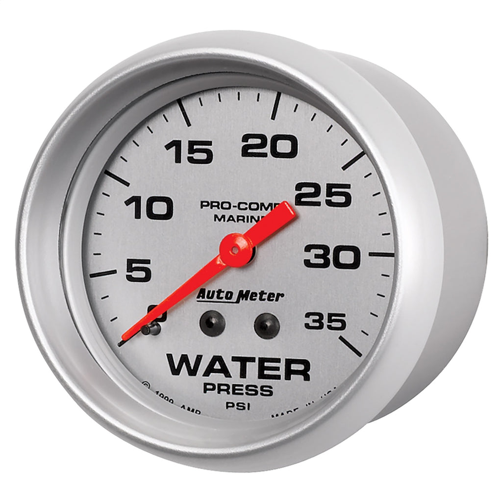 AutoMeter 200773-33 Marine Mechanical Water Pressure Gauge