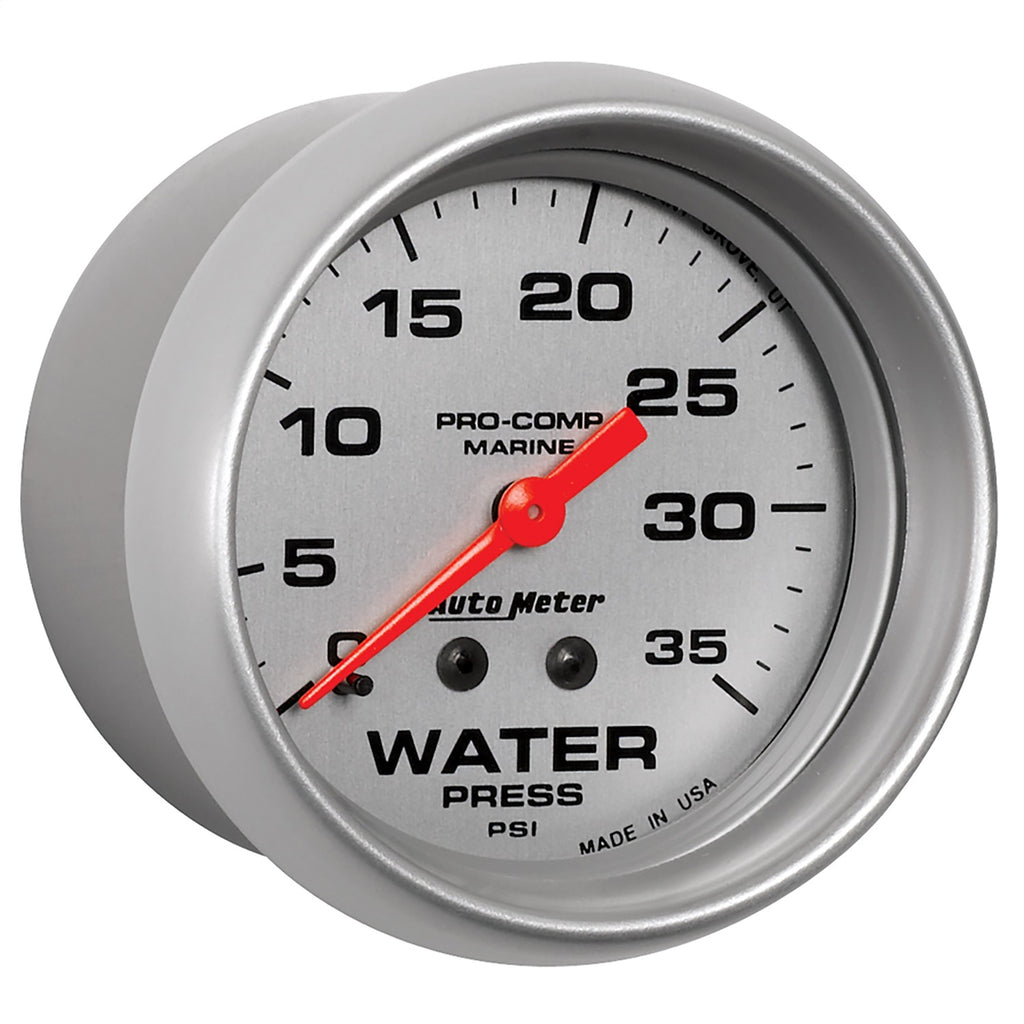 AutoMeter 200773-33 Marine Mechanical Water Pressure Gauge