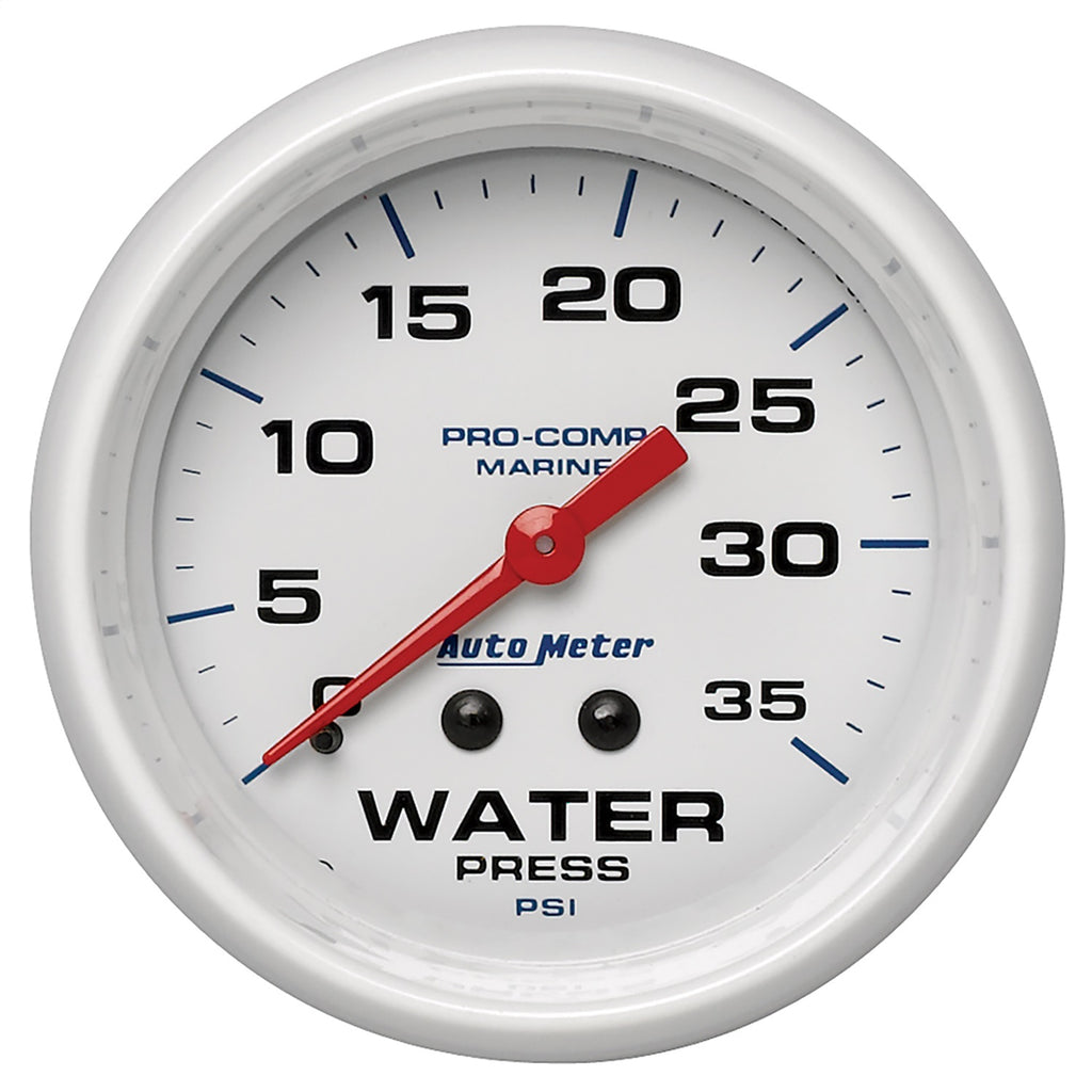 AutoMeter 200773 Marine Mechanical Water Pressure Gauge