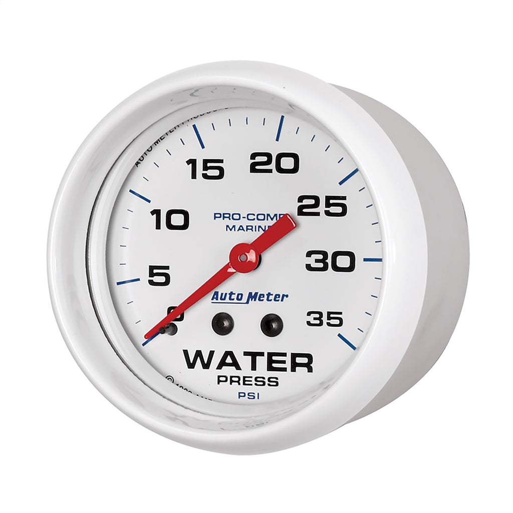 AutoMeter 200773 Marine Mechanical Water Pressure Gauge