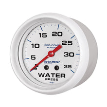 Load image into Gallery viewer, AutoMeter 200773 Marine Mechanical Water Pressure Gauge