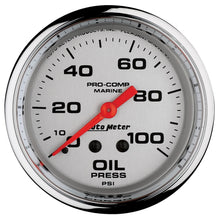 Load image into Gallery viewer, AutoMeter 200777-35 Marine Mechanical Oil Pressure Gauge