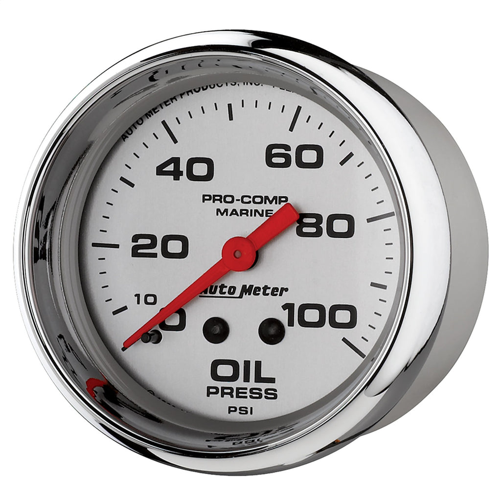 AutoMeter 200777-35 Marine Mechanical Oil Pressure Gauge