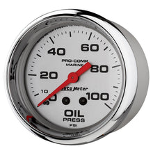 Load image into Gallery viewer, AutoMeter 200777-35 Marine Mechanical Oil Pressure Gauge