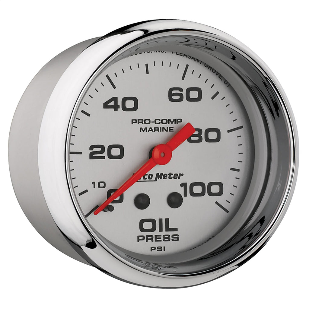 AutoMeter 200777-35 Marine Mechanical Oil Pressure Gauge