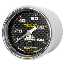 Load image into Gallery viewer, AutoMeter 200790-40 Marine Mechanical Oil Pressure Gauge