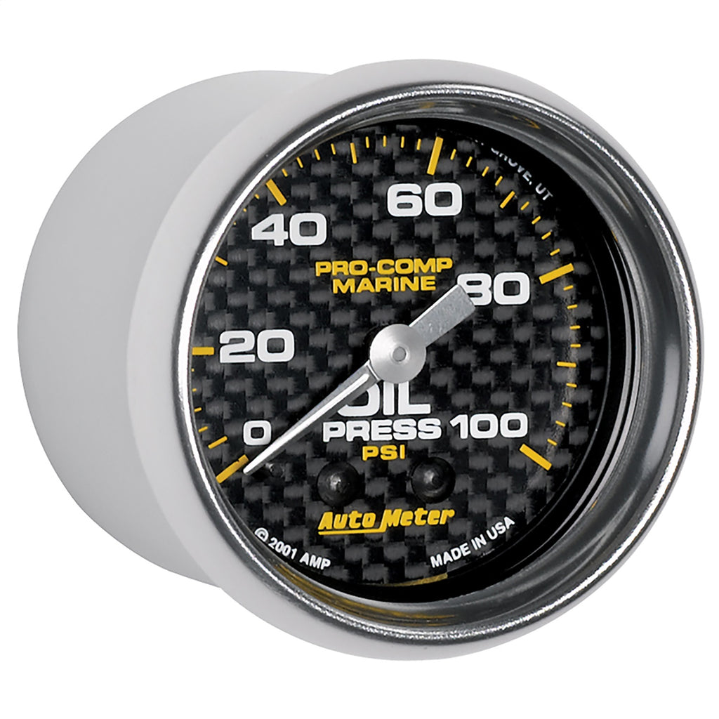 AutoMeter 200790-40 Marine Mechanical Oil Pressure Gauge