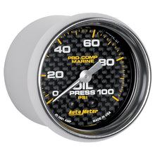 Load image into Gallery viewer, AutoMeter 200790-40 Marine Mechanical Oil Pressure Gauge