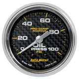 AutoMeter 200790-40 Marine Mechanical Oil Pressure Gauge