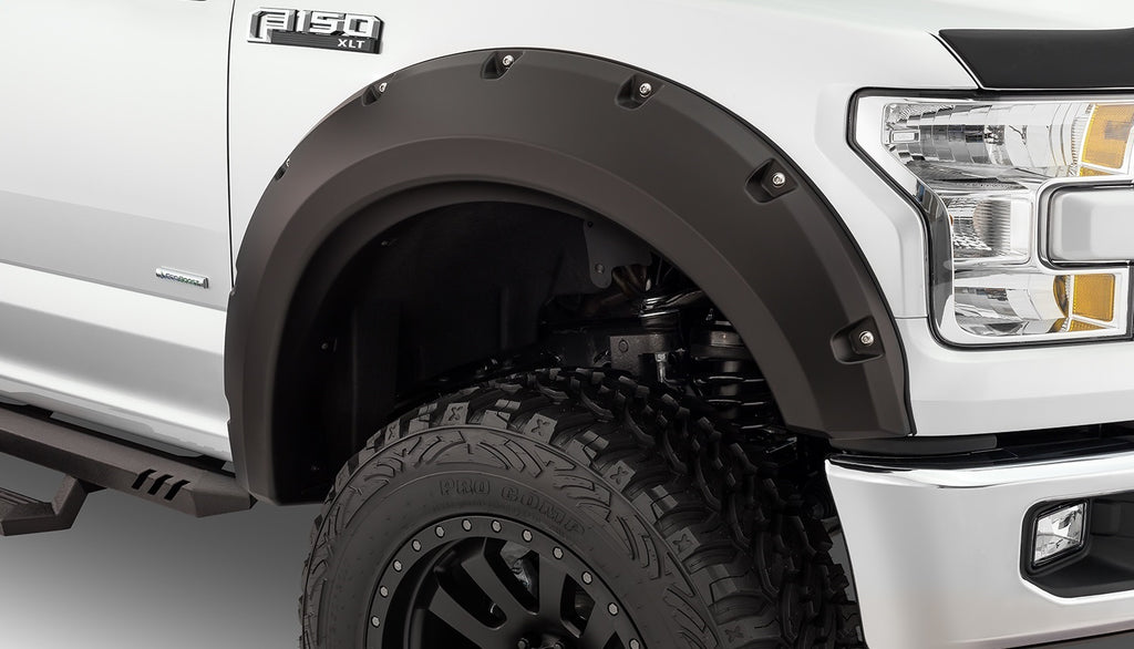 Bushwacker 20099-02 Max Coverage Pocket Style Fender Flares Fits 15-17 F-150