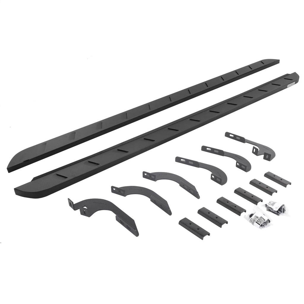 Go Rhino 63443280SPC RB10 Slim Line Running Boards w/Mounting Brackets Kit