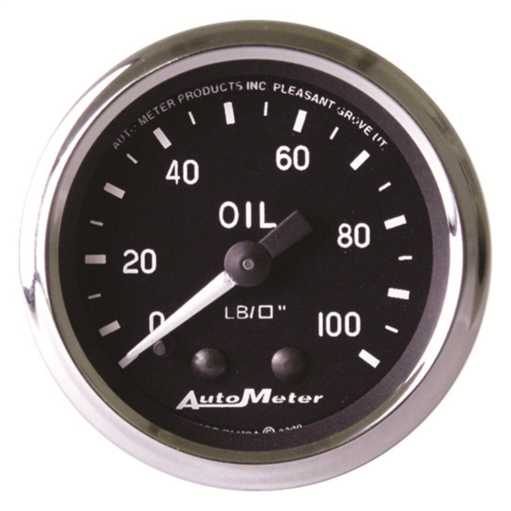 AutoMeter 201006 Cobra Mechanical Oil Pressure Gauge