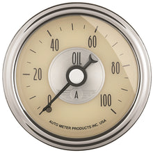 Load image into Gallery viewer, AutoMeter 2021 Prestige Series Antique Ivory Oil Pressure Gauge